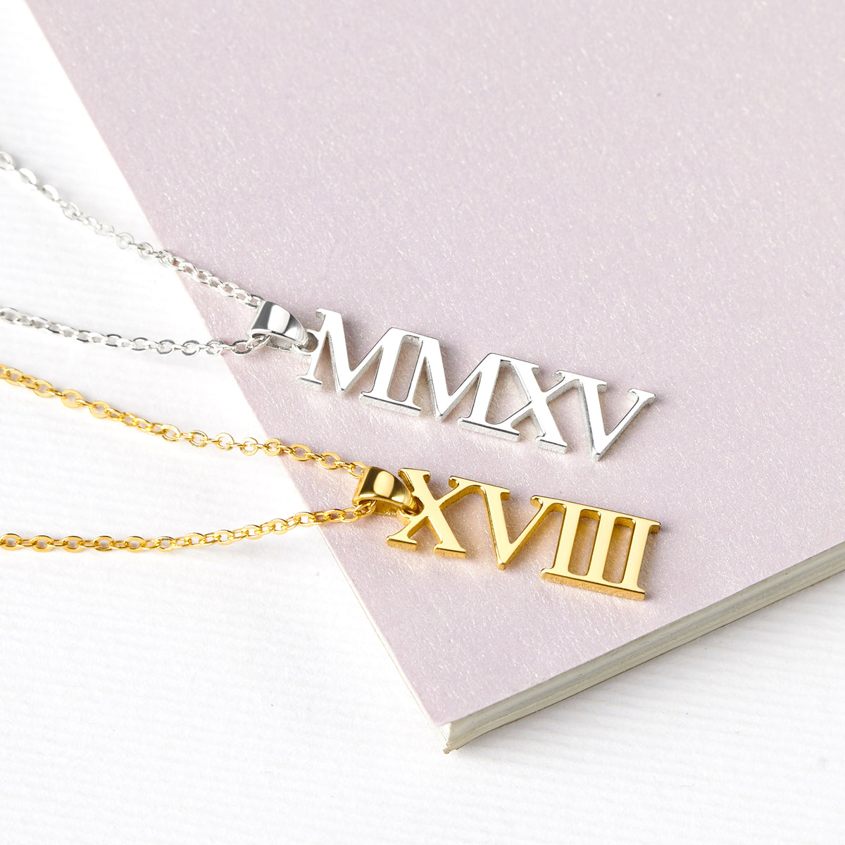 Roman Numerals Necklace, Birthday Gift For Her, Mom Birthday Gift