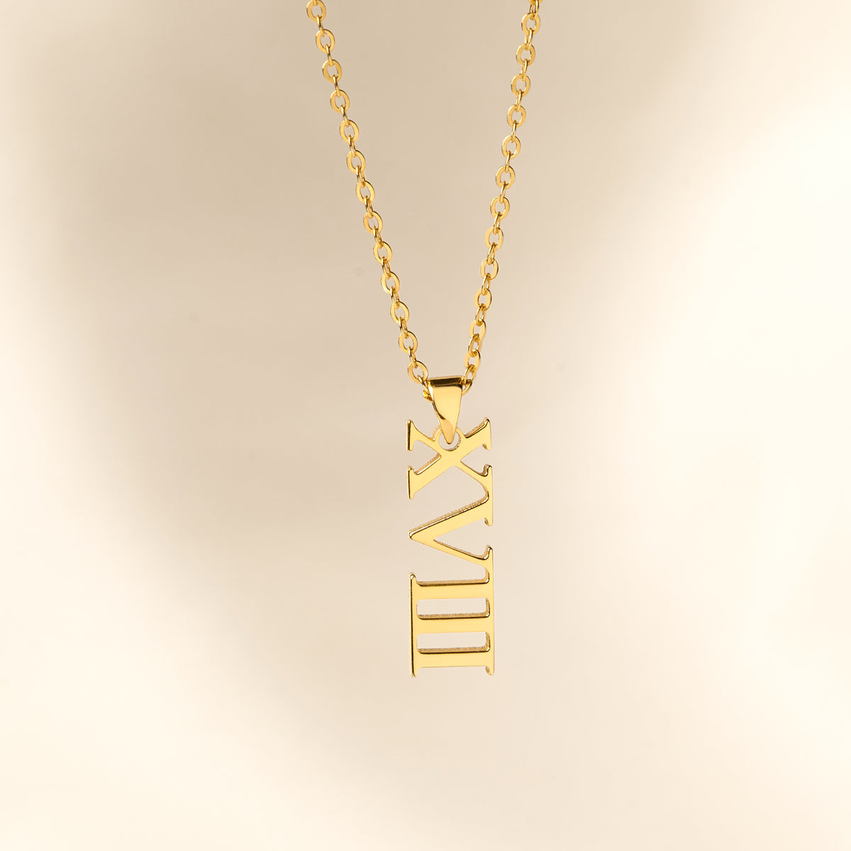 Roman Numerals Necklace, Birthday Gift For Her, Mom Birthday Gift